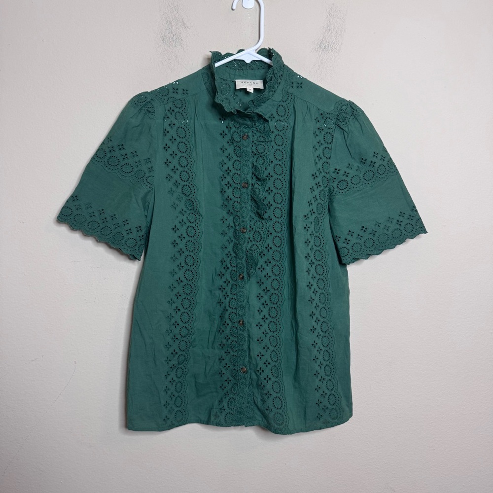 Sezane Dalhia Button Down Top - Picture 2 of 13
